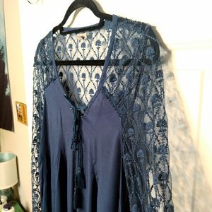 Urban Fitters | peasant dress | dark blue